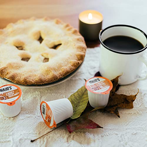 Maud's Salted Caramel Coffee (Dreamy Creamy Caramel), 24Ct. Solar Energy Produced Recyclable Single Serve Salted Caramel Flavored Coffee Pods – 100% Arabica Coffee California Roasted, Kcup Compatible #TOP7
