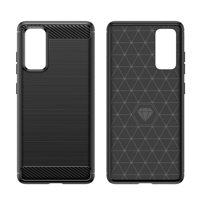 Image of Hybrid Carbon Fiber Back Case for Samsung Galaxy S20 FE (Black)