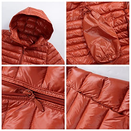 Manteau long en duvet anti-froid doudoune légère compressible femme 3XL marine