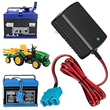 12V Battery Charger for 12V Peg-Perego Battery John Deere Ground Force Tractor John Deere Gator XUV Polaris RZR 900 Powered Ride On Car Replacement Power