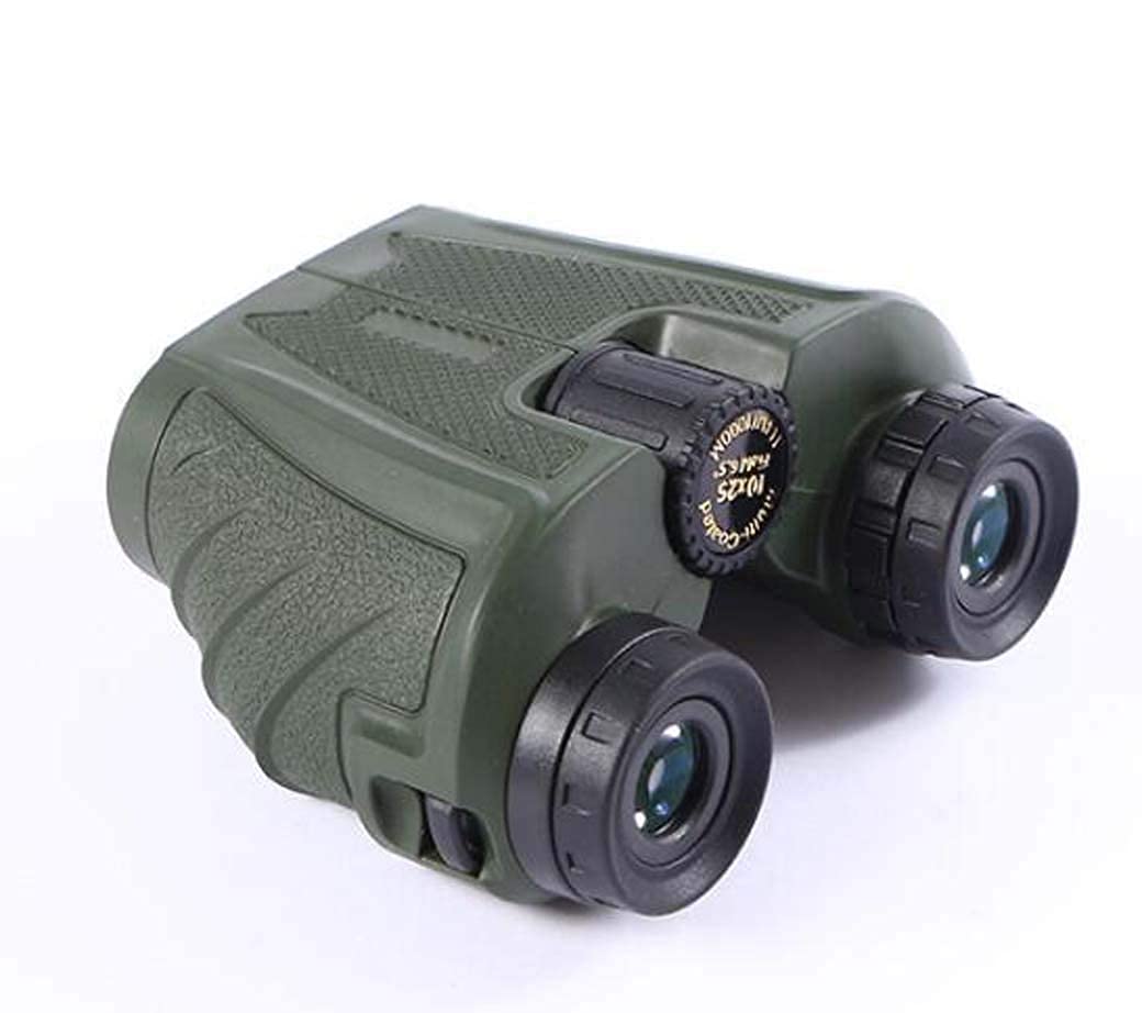 Telescopio/prismáticos compactos 10x25 para Adultos, binoculares FMC Paul, telescopio de visión Ajustable con Agarre Antideslizante para observación de Aves, Caza/código de Producto: WXJ-582