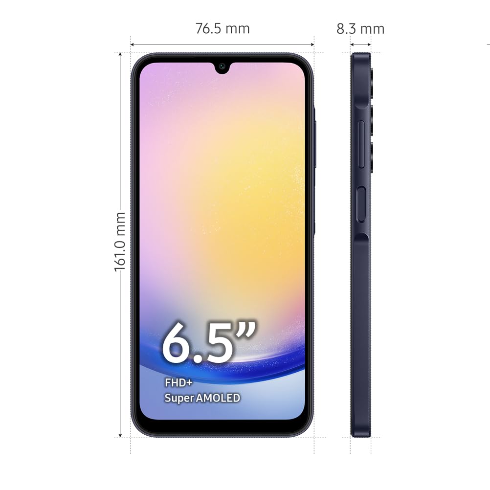 Galaxy A25 5G Blue Black