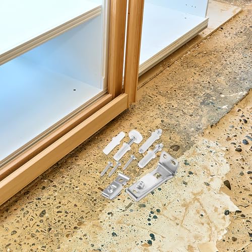 Kit de Reparación para Herrajes de Puertas Abatibles: Pivotes Superiores y Guía para Puertas Empotrables, para Armarios y Mejoras del Hogar miniatura 6