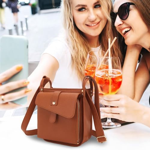 Sac messager en cuir petit format pour les courses et sorties