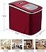 Countertop Ice Maker Portable&nbsp;Ice Making&nbsp;Machine with Timer&nbsp;-Bullet&nbsp;Ice Cubes Ready in 6&nbsp;Mins -...