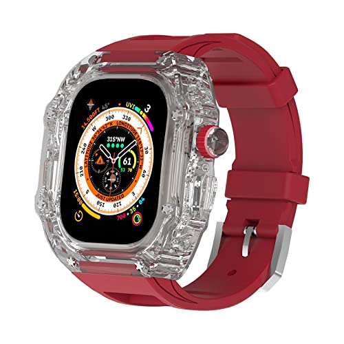 Bracelet Apple Watch Ultra 49 mm Boîtier Robuste Métal Look Luxe K