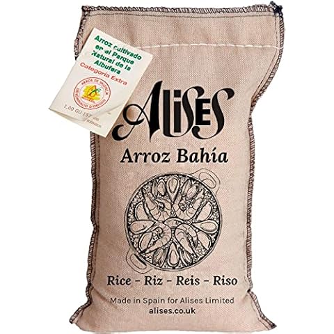 Alises - 1 Kg Paella Rice Bahia D.O. Valencia - Arroz Bahia, Spanish Premium White Rice Cover