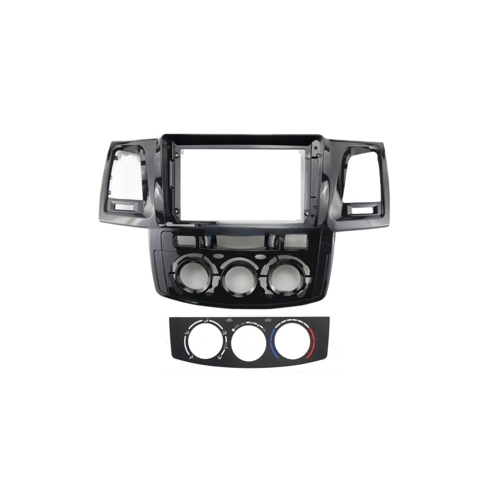 Adaptateur tableau de bord Toyota Hilux Vigo pour éliminer les vibrations de l'autoradio 9 pouces