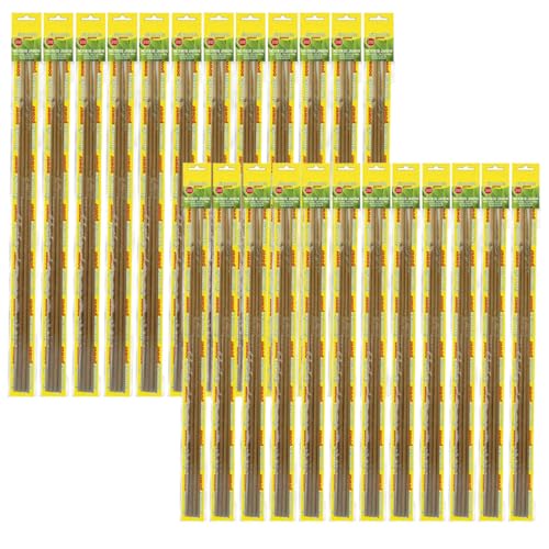 Panda Home Incienso Citronela Antimosquitos para Exterior – Pack de 6/12 / 24 Paquetes (4 Varillas de 49 cm por Paquete), Ideal para Jardín, Terraza y Camping (24 Paquetes)
