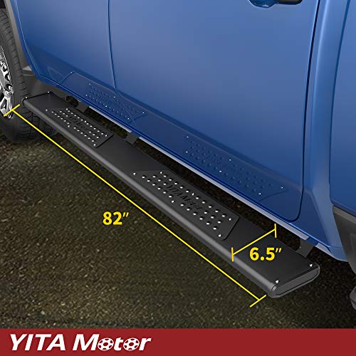 Yitamotor 6.5 Inches Running Boards Compatible With 2019-2023 Chevy Silverado/Gmc Sierra 1500, 2020-2024 Silverado/Sierra 2500Hd 3500Hd Crew Cab Side Steps Nerf Bars (Excl. 2019 1500 Classic) #TOP3