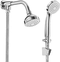 Celite Chuveiro 80mm Com Desviador Com Ducha Manual Smart, CROMADO