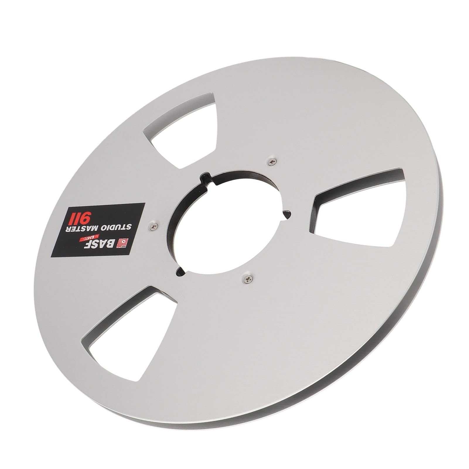 Carrete de Cinta de Grabación, Carrete de Cinta Vacío de 1/4 10 Pulgadas, Piezas de Máquina de Apertura de Disco Vacío de Aleación de Aluminio Universal para Cinta de 1/4 con Diámetro de(Plata)