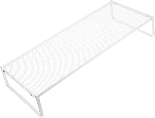 Ergonomic Computer Monitor Riser Stand Desk Organizer Laptop Stand Height for Home Office Dorm with Under-platform Storage Space