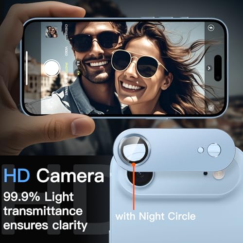 Image of JETech Camera Lens Protector for iPhone Air, Blue, 1-Pack