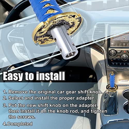 RYANSTAR Universal Gear Shift Knob Sword Shift Knobs Katana - View #8