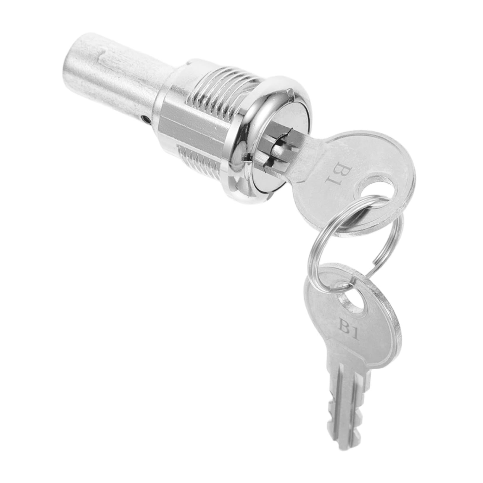 Cabilock 1Set Cylinder Lock for Vending Machines Secure Metal Assembly Compatible with Gumball and Snack Machines Versatile Fit for Various Models