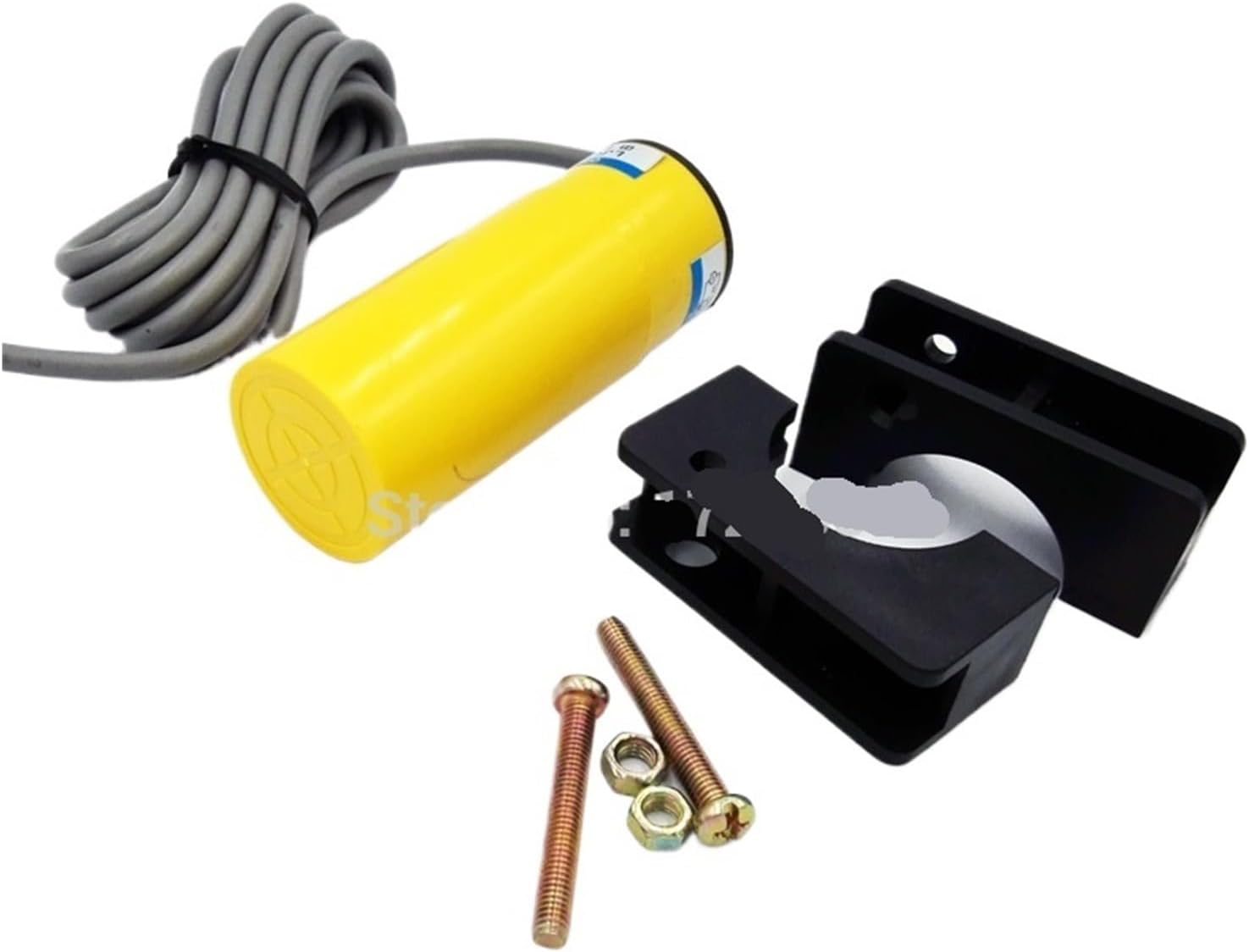 AC90-250V NC/NO 2-Wire Sensor 34MM LJC34A4-KJ 25MM Detection Distance + mounting Bracket capacitive Proximity Switch(Classb Nc)