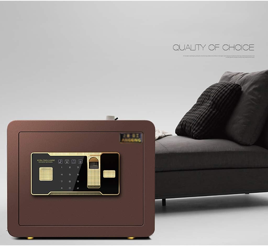 Sejf Bezpieczeństwa, Ognioodporny Cyfrowy Zamek Szyfrowy Odcisków Palców - Sejf Biometryczny Z Systemem Blokowania Odcisków Palców I Mocowaniem Do ściany - Furniture Safea(Color:B)