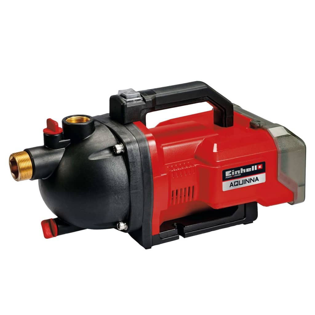 Einhell Akülü Bahçe Pompası AQUINNA 36/30 Power X-Change (2 x 18V, 2 Kademeli ECO Anahtarı, Su Doldurma ve Tahliye Vidası, Termal Koruma, Taşıma Kolu) - 4180400
