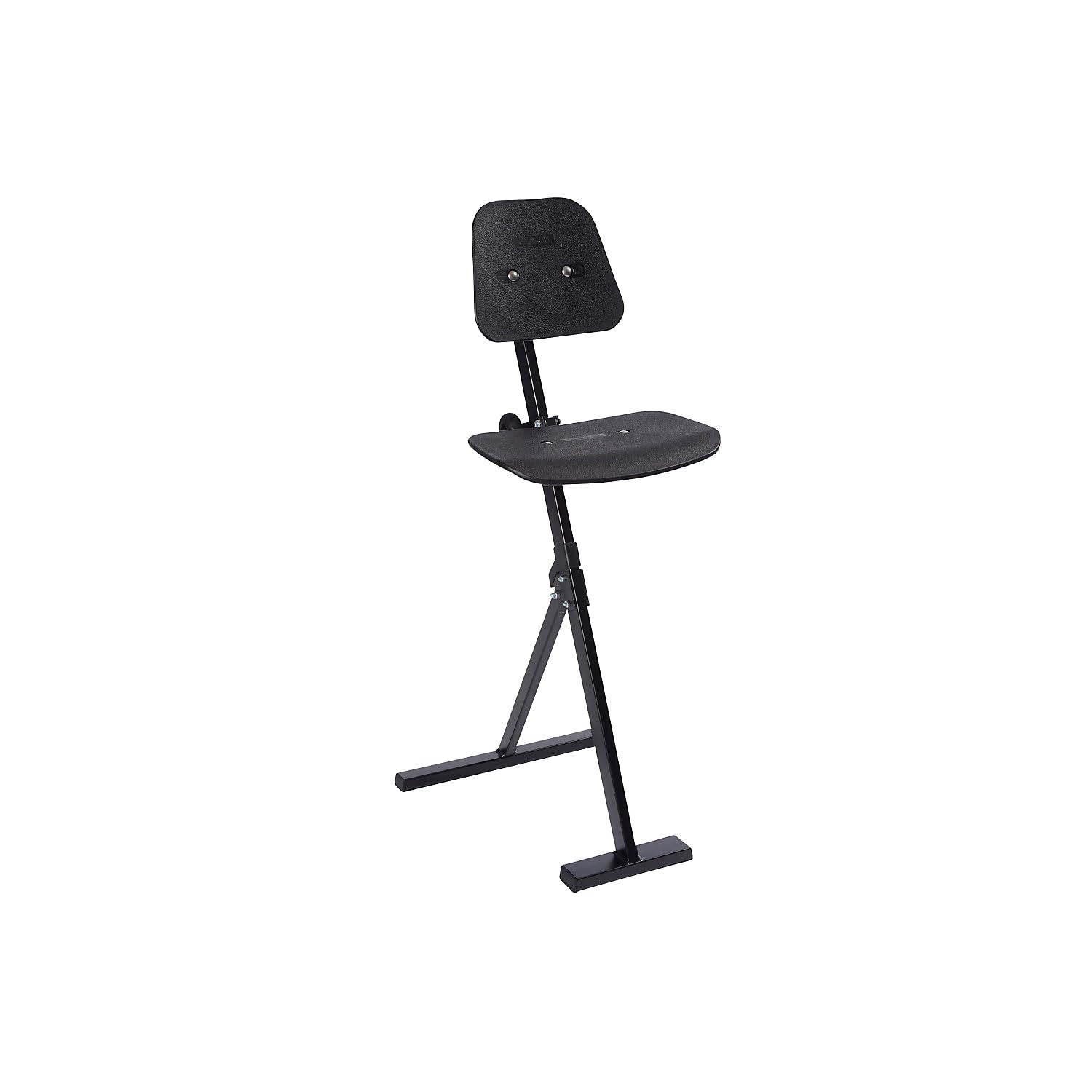 KAISER+KRAFT Regginpiedi | telaio in acciaio | sedile in plastica | altezza regolabile | 500-850 mm