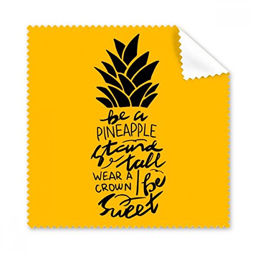 Chiffon de nettoyage ananas en tissu doux pour verres et écrans de téléphone x5