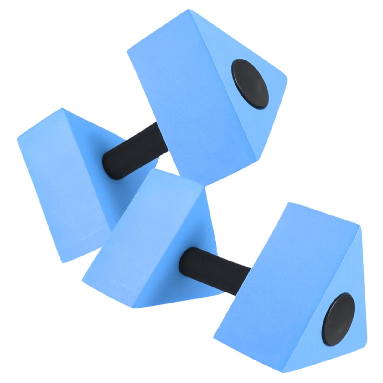SUPVOX 2pcs Ergonomic Water Aerobics Weights Triangle Dumbbells for Pool Fitness Low Impact Resistance Training Hand Weights for