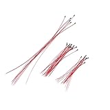 AILEWEI 10Pcs NTC Thermistor MF52B 10K 3950 1% Wire Length 60mm, enameled Wire thermistor 10K Ohm Resistance Value Temperature Sensor for Household appliances