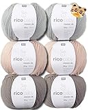 rico wolle rossmann Lauflänge je 50 g = ca. 165 m