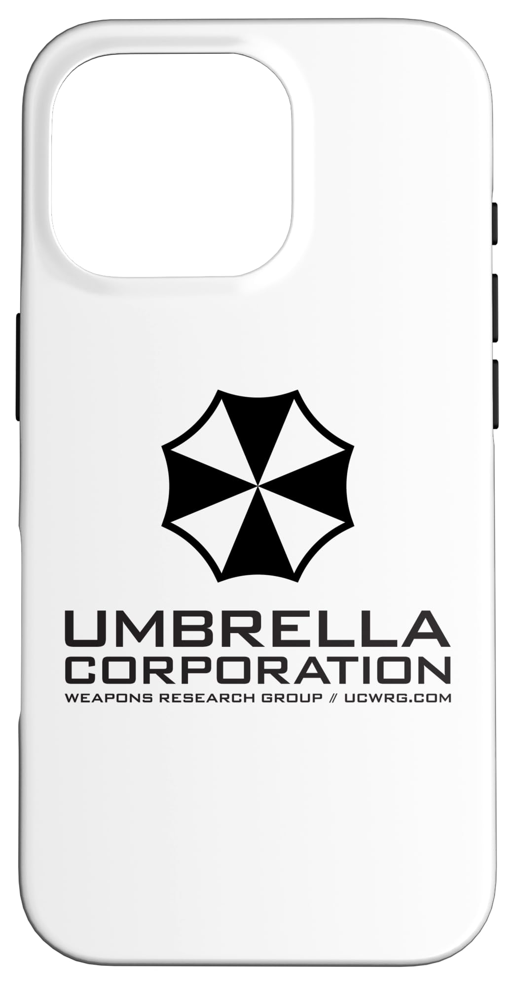 Amazon.com: Umbrella Corporation Stacked Black and White Logo Case