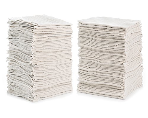 Simpli-Magic 79142 Shop Towels 14"X12", Pack Of 150, White & 79006-100Pk Shop Towels 14”X12”, White, 100 Pack #TOP5
