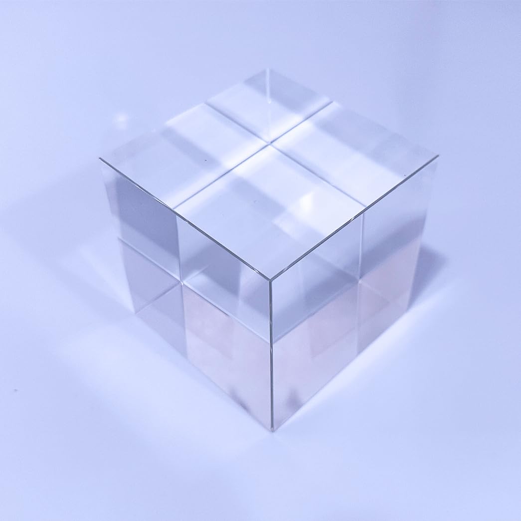 Amazon.com: K9 Crystal Glass Cube Blank for Laser Engraving, 80mm