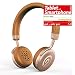 Produktbild NINETEC Xono Wireless Bluetooth Stereo Bügel-Kopfhörer Headset HiFi Headphone Braun-Gold