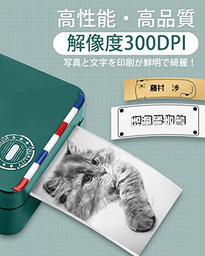 undefined サーマルプリンター ミニプリンター スマホ対応 Phomemo M02S ラベルライター モバイルプリンター シールプリンター フォトプリンター 300DPI 写真印刷 手帳 写真/リスト/付箋/ワード/ウェブ/ラベル/メモ/学習ノートに対応 学生 友人 家族 新生活 プレゼント Bluetooth接続 在宅勤務 自宅学習 多国言語 AIアニメ化&画像生成 対応 APP の商品画像 2