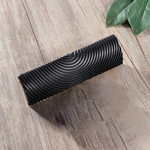 Image of YMS Woodgrain Tool Premium Rubber Wood Graining Pattern Maker for Decorative Painting | Natural Wood Texture tool for DIY Walls, Furniture & Home Decor (Black)