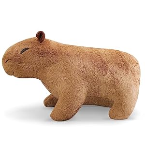 SQEQE Capybara Plush toy, Cute Capybara Stuffed Animals, Super Soft Capybara Plushie Pillow Unique Brown Plushies Doll Gifts for Girls Boys Kids Decor 19.7 inch
