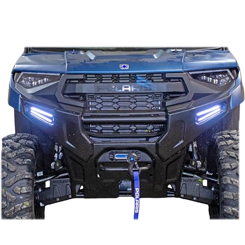 MCSADVENTURES Bumper light set for 2025+ Polaris Ranger XP 1000 with wiring harness - Accent Running lights only