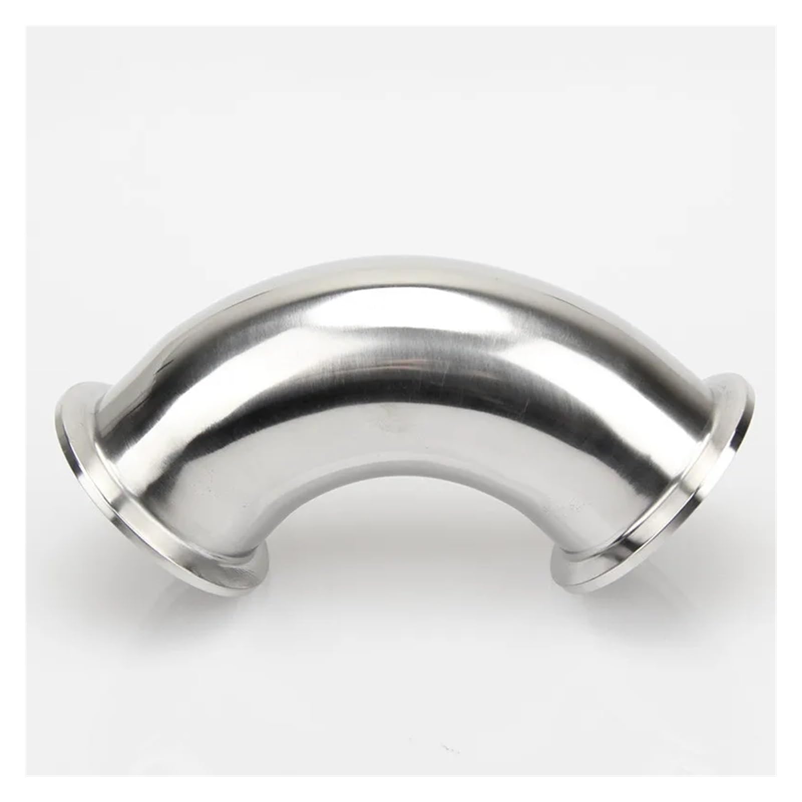 AARTERZZA 3/4" 1” 2” 3“ 19Mm-57Mm OD Tri Clamp Ferrule 90 Degree Elbow Pipe Fitting Stainless Steel 304 Homebrew(45mm x Ferrule 64)
