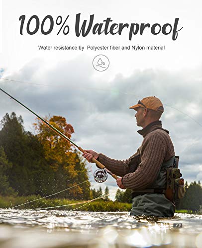 Dark Lightning Breathable Insulated Chest Waders, Perfect For 4 Seasons Fly Fishing Stocking Foot Waders For Men And Women #TOP3