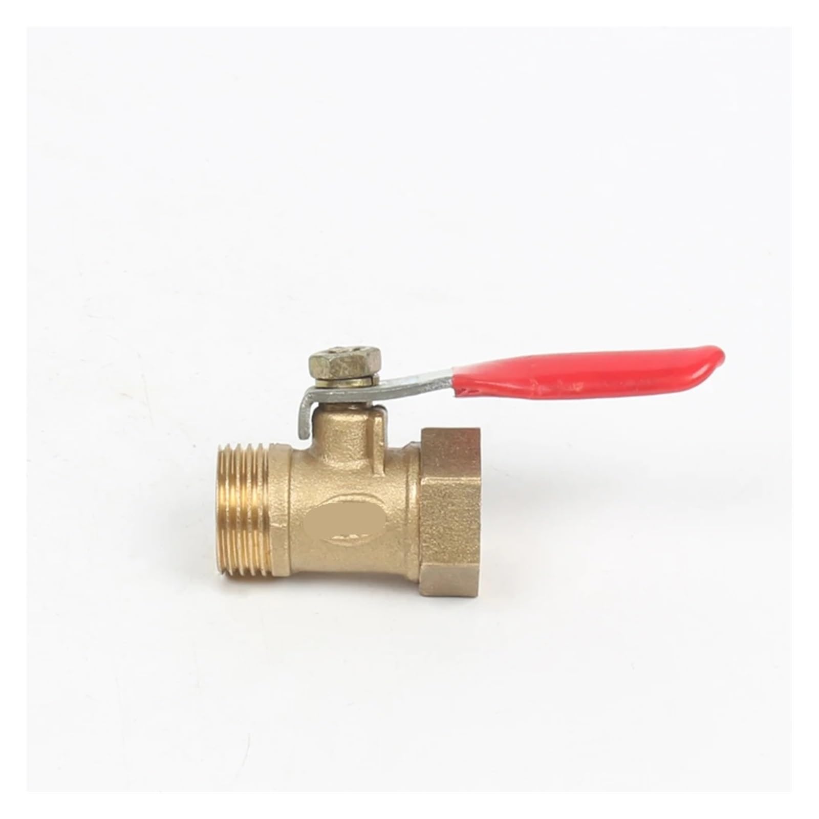 ZXTIIEUF 1PCS 1/8" 1/4'' 3/8'' 1/2'' Female/Male Threaded Ball Valve Brass Fitting Connector Copper Fitting Coupler Adapter Brass Ball Valve(0.5 Inch)