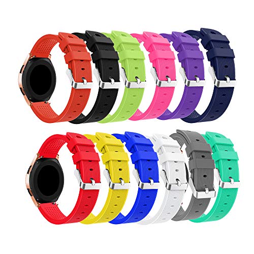 Bracelet 20mm silicone à libération rapide pour Samsung Active 2 40mm 44mm