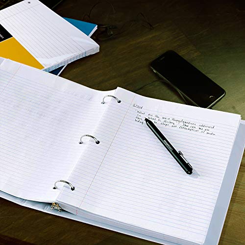 AmazonBasics Wide Ruled Loose Leaf Filler Paper, 120 Sheets, 10.5 x 8 Inch, 6-Pack