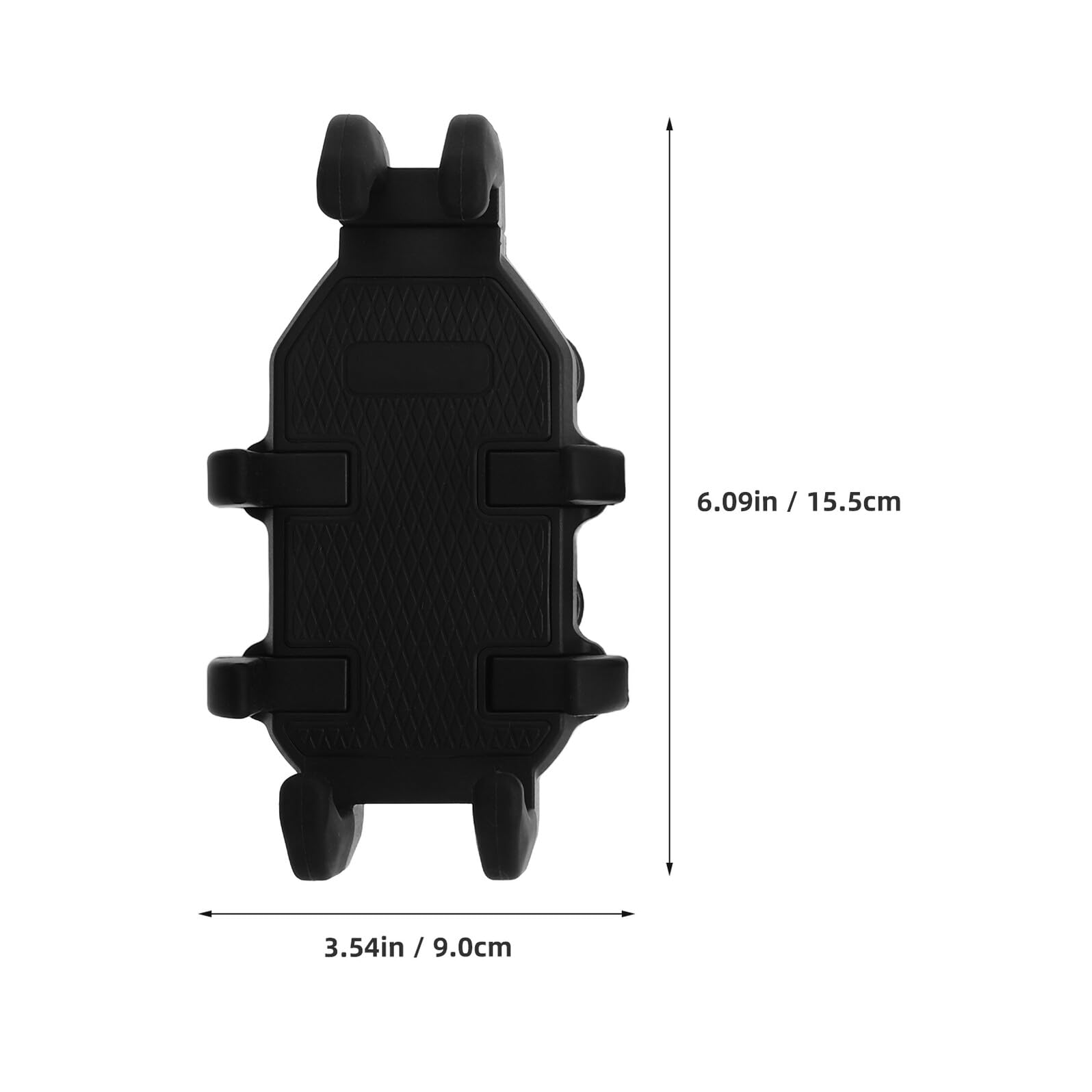 BESPORTBLE Supporto per Telefono da Manubrio per Moto Scooter e Biciclette Ammortizzamento Antivibrante Installazione Rapida e Visuale Regolabile per Dispositivi Cellulari