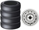 【スタッドレスタイヤ・ホイール4本セット】 ダンロップ ウインターマックス LV01 145/80R12 80N (145R12 6PR相当) & 12インチスチールホイール 軽バントラ各車種適合 ※組込、バランス調整済み