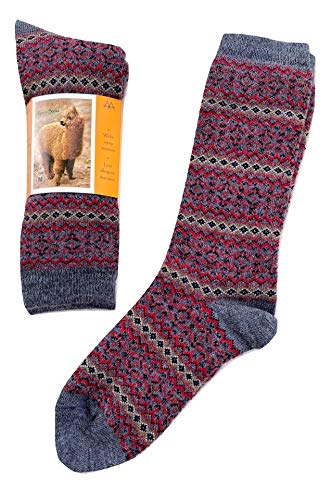 Alpaca Wool Designer Socks are Cozy, Warm & Colorful - Alhambra3