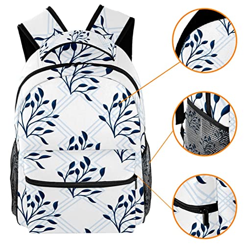 Senderismo y camping con mochilas ligeras de patrón de hojas 3