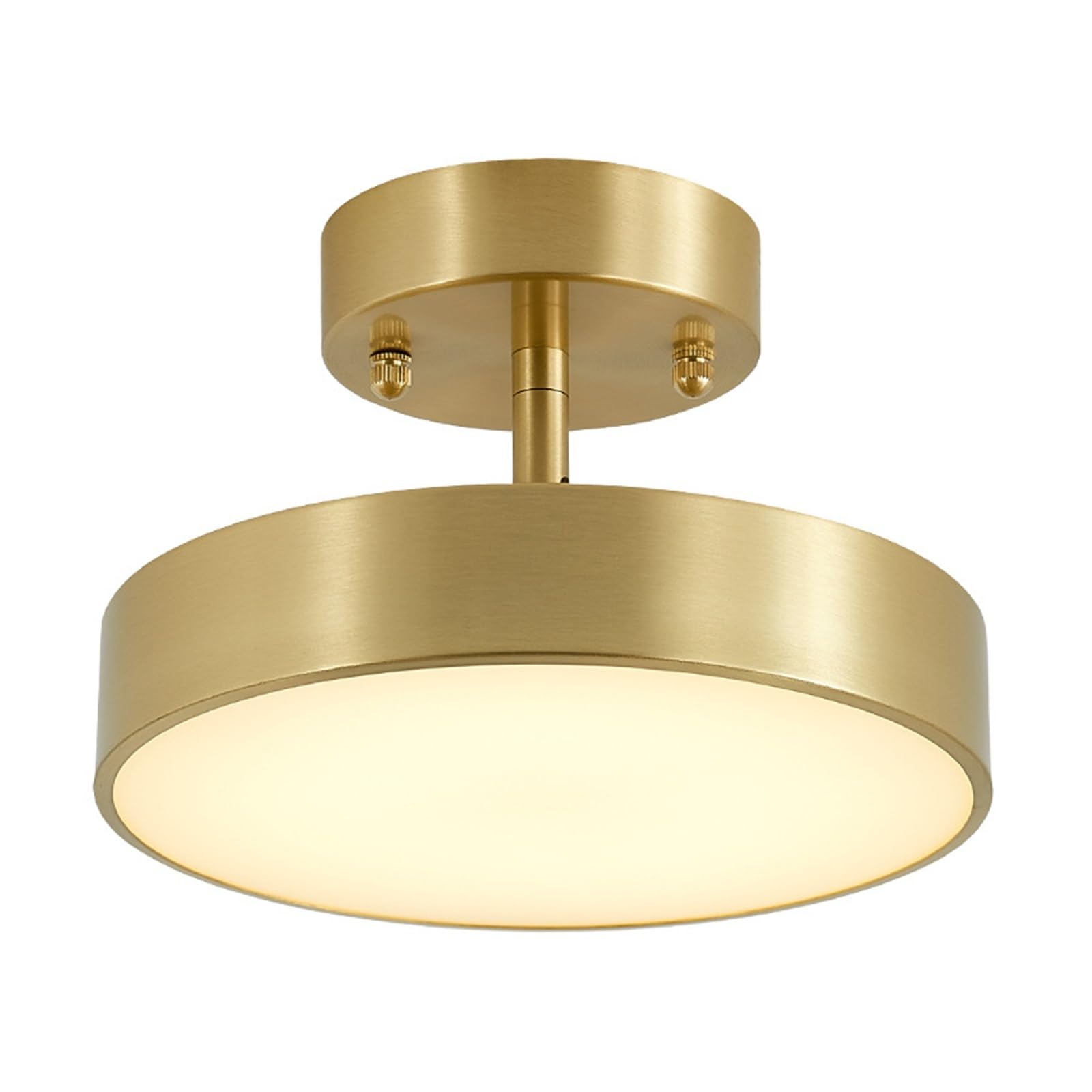 SILVASILNEX Aisle Corridor Light Adjustable Angle All-Copper Ceiling Light Cloakroom Nordic Simple Entry bar Entrance Light(Largediameter20cm)