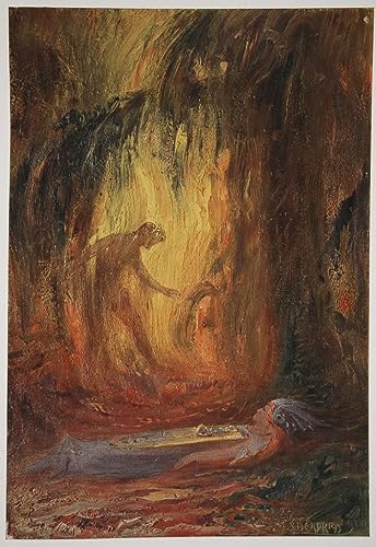 Toile L'éveil de Brunnhilde par Hermann Hendrich impression murale salon 60x90cm