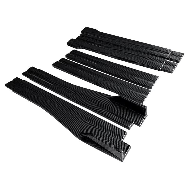 Falda lateral para Mazda 6 2004-2015: extensión negro mate automotriz 7