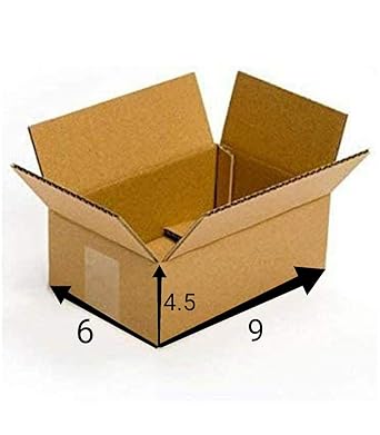 SAB SE TEJ 3 Ply Corrugated Orange Color Box/Shipping Boxes/Packaging Boxes (9 x 6 x 4.5 inch) (Pack of 50)