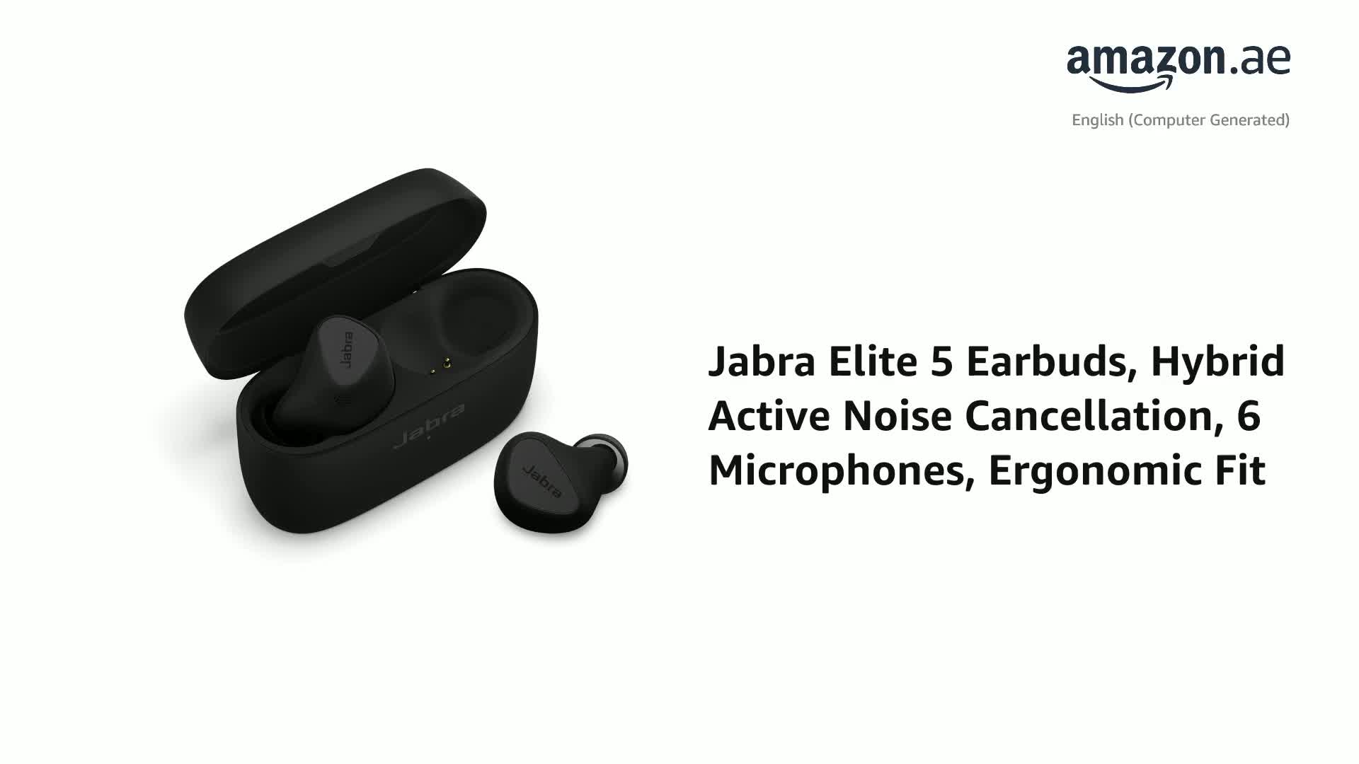 Jabra Elite 5 True Wireless In Ear Bluetooth Earbuds with Hybrid